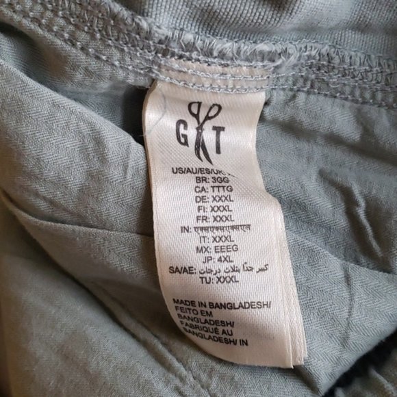 Goodthreads Men's Slim-Fit 5" Pull-on Comfort Stretch Canvas Short Green 3XL - Picture 8 of 9